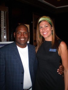 2008 MLB All-Star Game Guest Speaker Tim Raines with VIP Representative